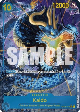 Kaido (OP05-118) (Alternate Art) (OP05-118) [Premium Booster -The Best-] Foil - Deck Out Gaming