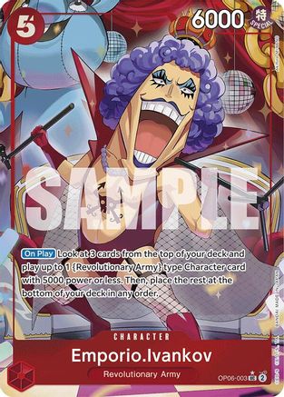 Emporio.Ivankov (Full Art) (OP06-003) [Premium Booster -The Best-] Foil - Deck Out Gaming