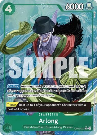 Arlong (Alternate Art) (OP06-023) [Premium Booster -The Best-] Foil - Deck Out Gaming