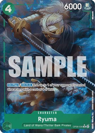 Ryuma (Full Art) (OP06-036) [Premium Booster -The Best-] Foil - Deck Out Gaming