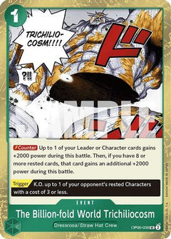 The Billion-fold World Trichiliocosm (Jolly Roger Foil) (OP06-038) [Premium Booster -The Best-] Foil - Deck Out Gaming