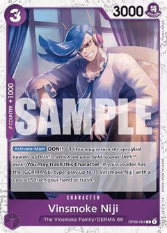 Vinsmoke Niji (OP06-064) (Jolly Roger Foil) (OP06-064) [Premium Booster -The Best-] Foil - Deck Out Gaming