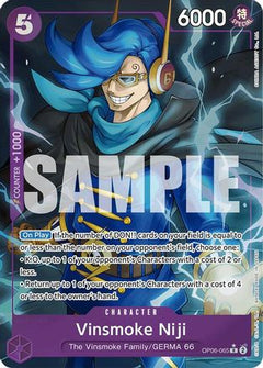 Vinsmoke Niji (OP06-065) (Alternate Art) (OP06-065) [Premium Booster -The Best-] Foil - Deck Out Gaming