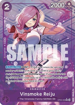 Vinsmoke Reiju (OP06-068) (Full Art) (OP06-068) [Premium Booster -The Best-] Foil - Deck Out Gaming