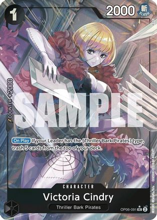 Victoria Cindry (Full Art) (OP06-091) [Premium Booster -The Best-] Foil - Deck Out Gaming