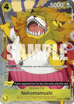 Nekomamushi (Full Art) (OP06-110) [Premium Booster -The Best-] Foil - Deck Out Gaming