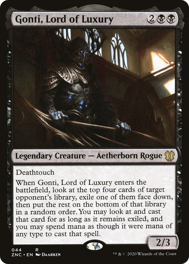 Gonti, Lord of Luxury (44) [Commander: Zendikar Rising] - Deck Out Gaming