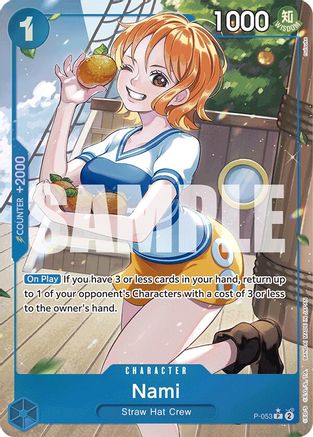 Nami (P-053) (Full Art) (P-053) [Premium Booster -The Best-] Foil - Deck Out Gaming