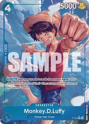 Monkey.D.Luffy (P-055) (Full Art) (P-055) [Premium Booster -The Best-] Foil - Deck Out Gaming