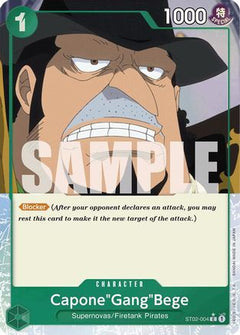 Capone"Gang"Bege (ST02-004) (Full Art) (ST02-004) [Premium Booster -The Best-] Foil - Deck Out Gaming