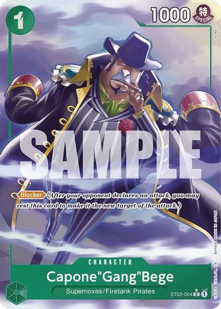 Capone"Gang"Bege (ST02-004) (Alternate Art) (ST02-004) [Premium Booster -The Best-] Foil - Deck Out Gaming