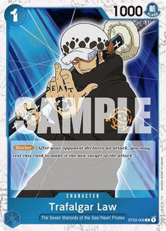 Trafalgar Law (ST03-008) (Jolly Roger Foil) (ST03-008) [Premium Booster -The Best-] Foil - Deck Out Gaming