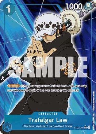 Trafalgar Law (ST03-008) (Full Art) (ST03-008) [Premium Booster -The Best-] Foil - Deck Out Gaming