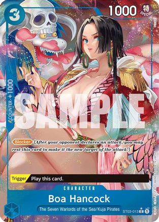 Boa Hancock (ST03-013) (Alternate Art) (ST03-013) [Premium Booster -The Best-] Foil - Deck Out Gaming