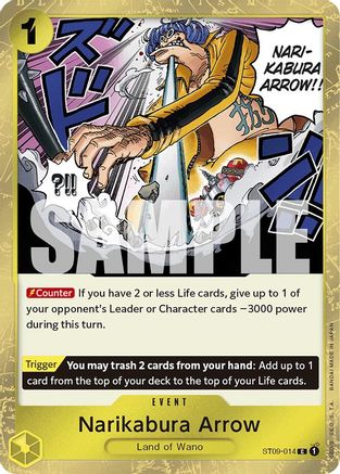 Narikabura Arrow (Jolly Roger Foil) (ST09-014) [Premium Booster -The Best-] Foil - Deck Out Gaming