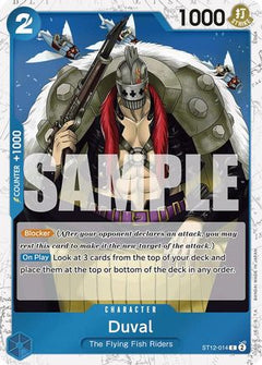Duval (Jolly Roger Foil) (ST12-014) [Premium Booster -The Best-] Foil - Deck Out Gaming