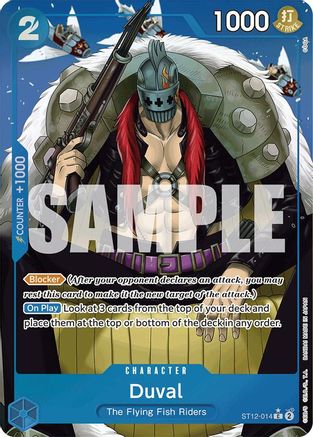 Duval (Full Art) (ST12-014) [Premium Booster -The Best-] Foil - Deck Out Gaming