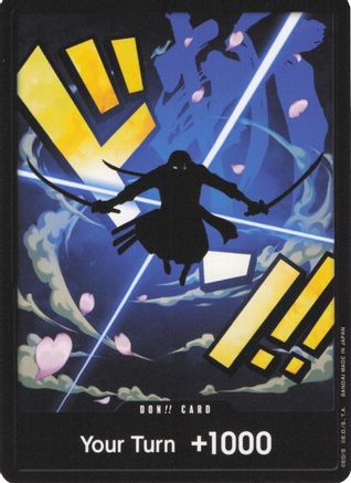 DON!! Card (Zoro) [Premium Booster -The Best-] - Deck Out Gaming