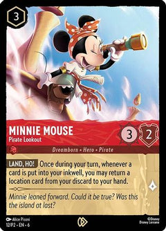 Minnie Mouse - Pirate Lookout (12) [Disney Lorcana Promo Cards] Cold Foil - Deck Out Gaming