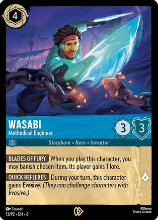 Wasabi - Methodical Engineer (13) [Disney Lorcana Promo Cards] Cold Foil - Deck Out Gaming