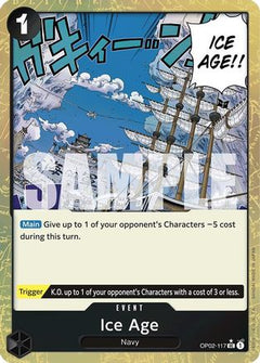 Ice Age (Textured Foil) (OP02-117) [Premium Booster -The Best-] Foil - Deck Out Gaming