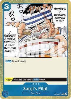 Sanji's Pilaf (Textured Foil) (OP03-056) [Premium Booster -The Best-] Foil - Deck Out Gaming