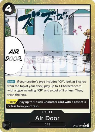 Air Door (Textured Foil) (OP03-094) [Premium Booster -The Best-] Foil - Deck Out Gaming