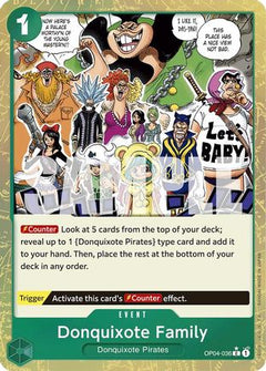 Donquixote Family (Textured Foil) (OP04-036) [Premium Booster -The Best-] Foil - Deck Out Gaming