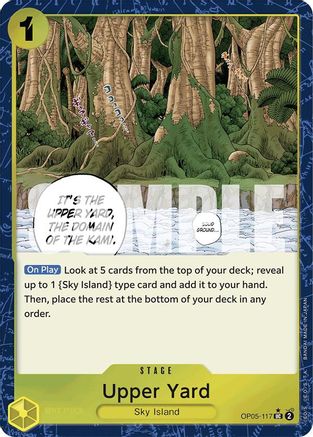 Upper Yard (Textured Foil) (OP05-117) [Premium Booster -The Best-] Foil - Deck Out Gaming