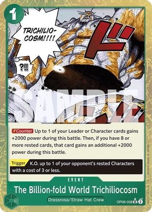 The Billion-fold World Trichiliocosm (Textured Foil) (OP06-038) [Premium Booster -The Best-] Foil - Deck Out Gaming