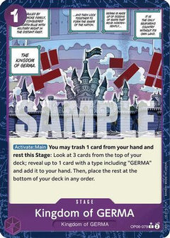 Kingdom of GERMA (Textured Foil) (OP06-079) [Premium Booster -The Best-] Foil - Deck Out Gaming