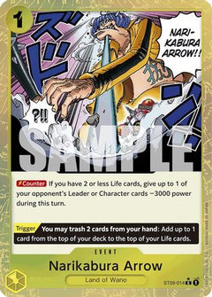 Narikabura Arrow (Textured Foil) (ST09-014) [Premium Booster -The Best-] Foil - Deck Out Gaming