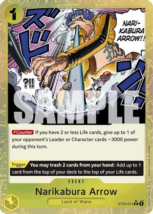 Narikabura Arrow (Textured Foil) (ST09-014) [Premium Booster -The Best-] Foil - Deck Out Gaming