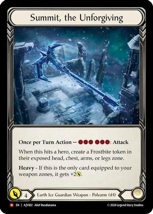 Summit, the Unforgiving (AJV002) [Armory Deck: Jarl Vetreidi] Rainbow Foil - Deck Out Gaming