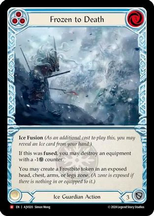Frozen to Death (AJV020) [Armory Deck: Jarl Vetreidi] Rainbow Foil - Deck Out Gaming