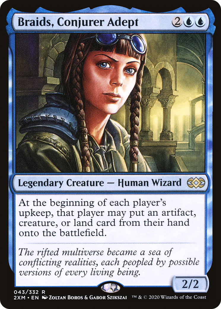 Braids, Conjurer Adept (43) [Double Masters] - Deck Out Gaming