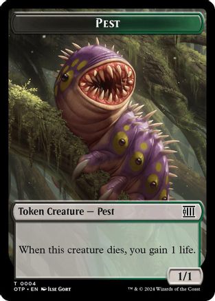 Pest // Plot Double-Sided Token (4) [Outlaws of Thunder Junction: Breaking News] - Deck Out Gaming