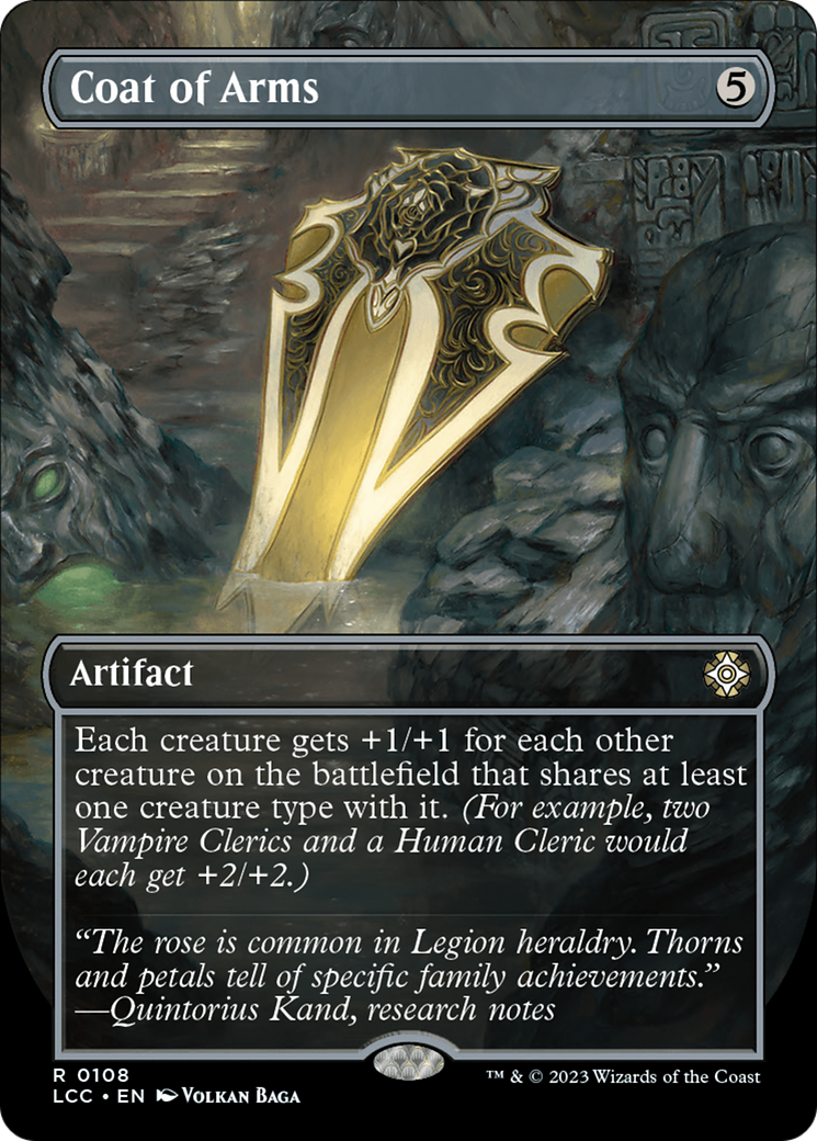Coat of Arms (Borderless) (108) [The Lost Caverns of Ixalan Commander] - Deck Out Gaming