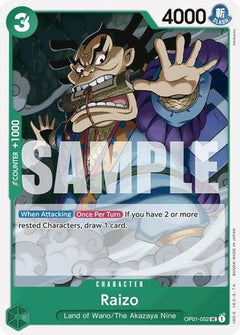 Raizo (Reprint) (OP01-052) [Premium Booster -The Best-] - Deck Out Gaming