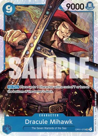 Dracule Mihawk (OP01-070) (Reprint) (OP01-070) [Premium Booster -The Best-] Foil - Deck Out Gaming