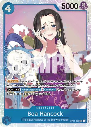 Boa Hancock (OP01-078) (Reprint) (OP01-078) [Premium Booster -The Best-] Foil - Deck Out Gaming