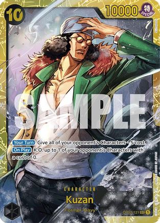 Kuzan (OP02-121) (Reprint) (OP02-121) [Premium Booster -The Best-] Foil - Deck Out Gaming