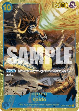 Kaido (OP05-118) (Reprint) (OP05-118) [Premium Booster -The Best-] Foil - Deck Out Gaming