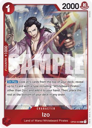 Izo (OP03-003) (Reprint) (OP03-003) [Premium Booster -The Best-] Foil - Deck Out Gaming