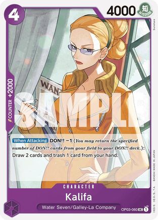 Kalifa (Reprint) (OP03-060) [Premium Booster -The Best-] - Deck Out Gaming