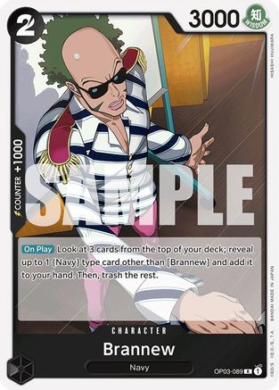 Brannew (Reprint) (OP03-089) [Premium Booster -The Best-] Foil - Deck Out Gaming