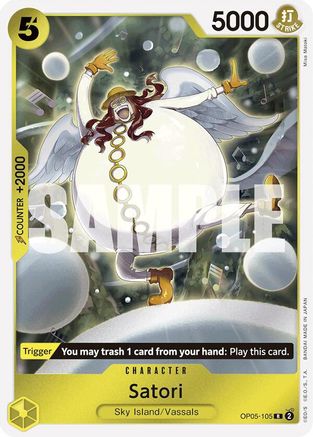 Satori (Reprint) (OP05-105) [Premium Booster -The Best-] Foil - Deck Out Gaming