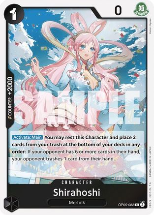 Shirahoshi (OP05-082) (Reprint) (OP05-082) [Premium Booster -The Best-] Foil - Deck Out Gaming