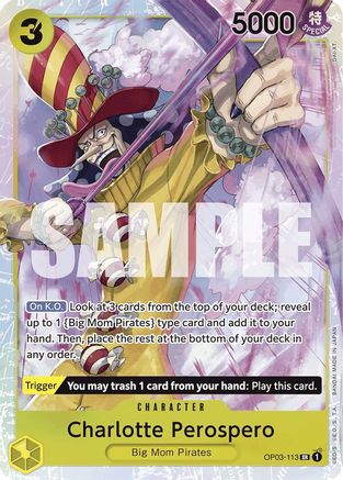 Charlotte Perospero (Reprint) (OP03-113) [Premium Booster -The Best-] Foil - Deck Out Gaming