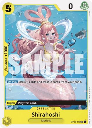Shirahoshi (OP03-116) (Reprint) (OP03-116) [Premium Booster -The Best-] - Deck Out Gaming